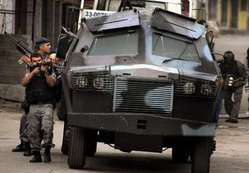 Blind&eacute; de police